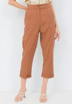 Regular Fit Crop Pants