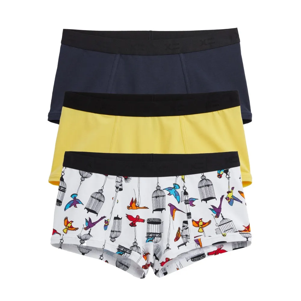 Retro Boy Shorts 3-Pack - Sing Freedom