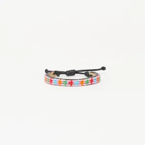 Skinny Msalaba Bracelet - Pearly Pink Multi