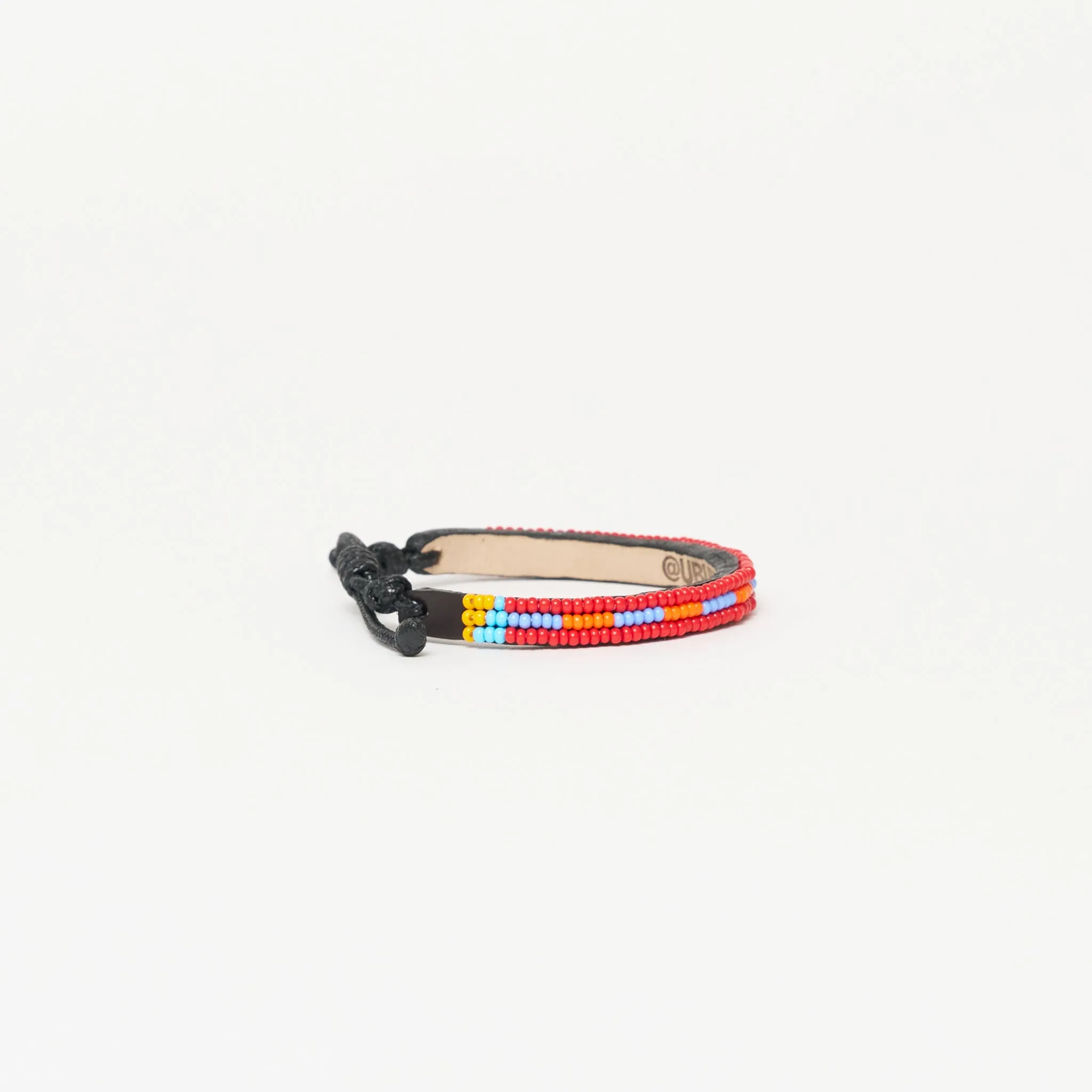 Skinny Nija Bracelet - Red/Blue Multi