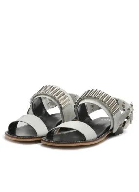 Smooth Leather 2 Way Rivet Sandal