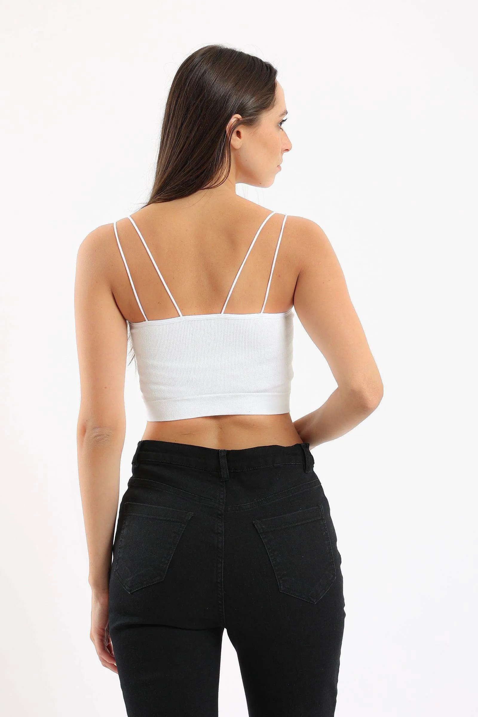 Spaghetti Straps Cropped Top