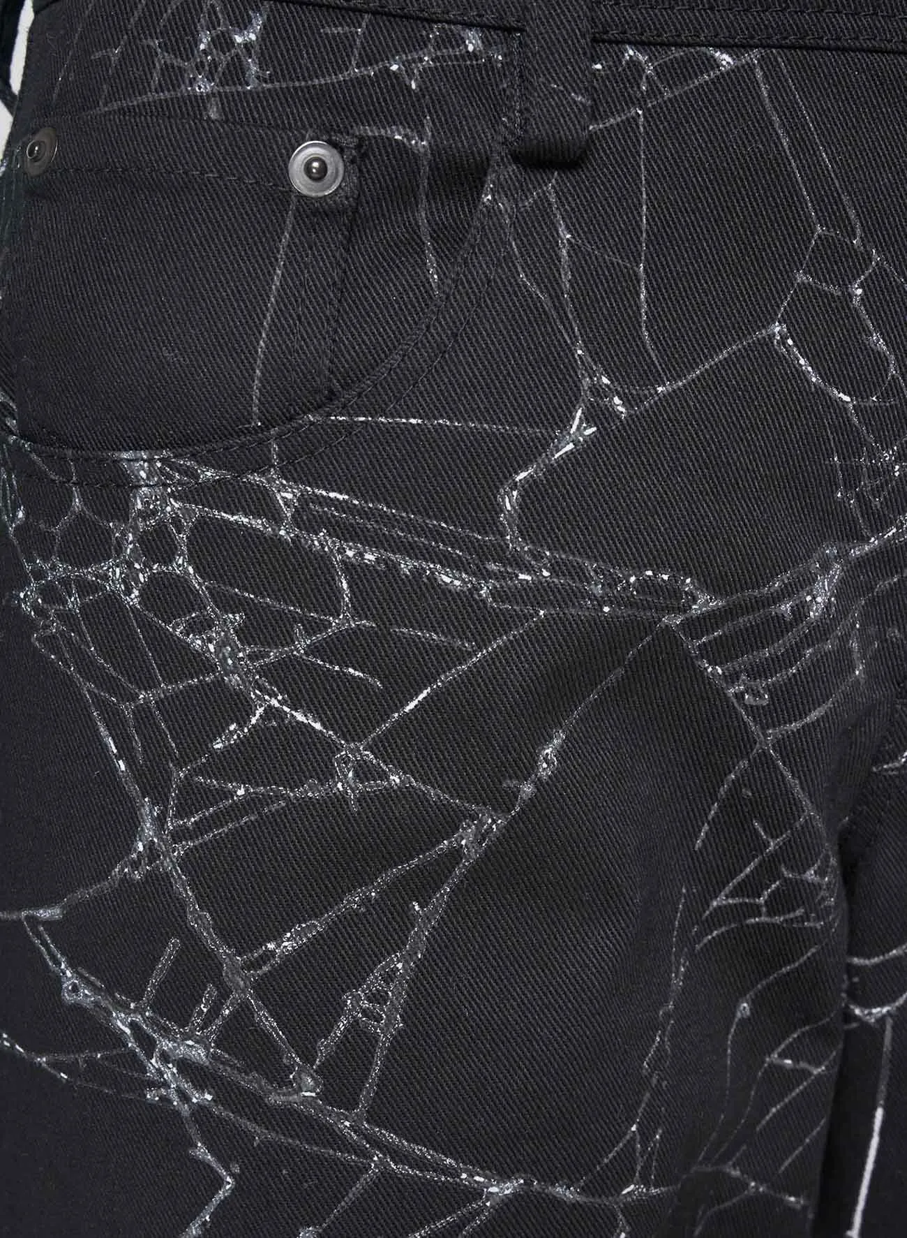 Spider Drill Back Lace Up Pants