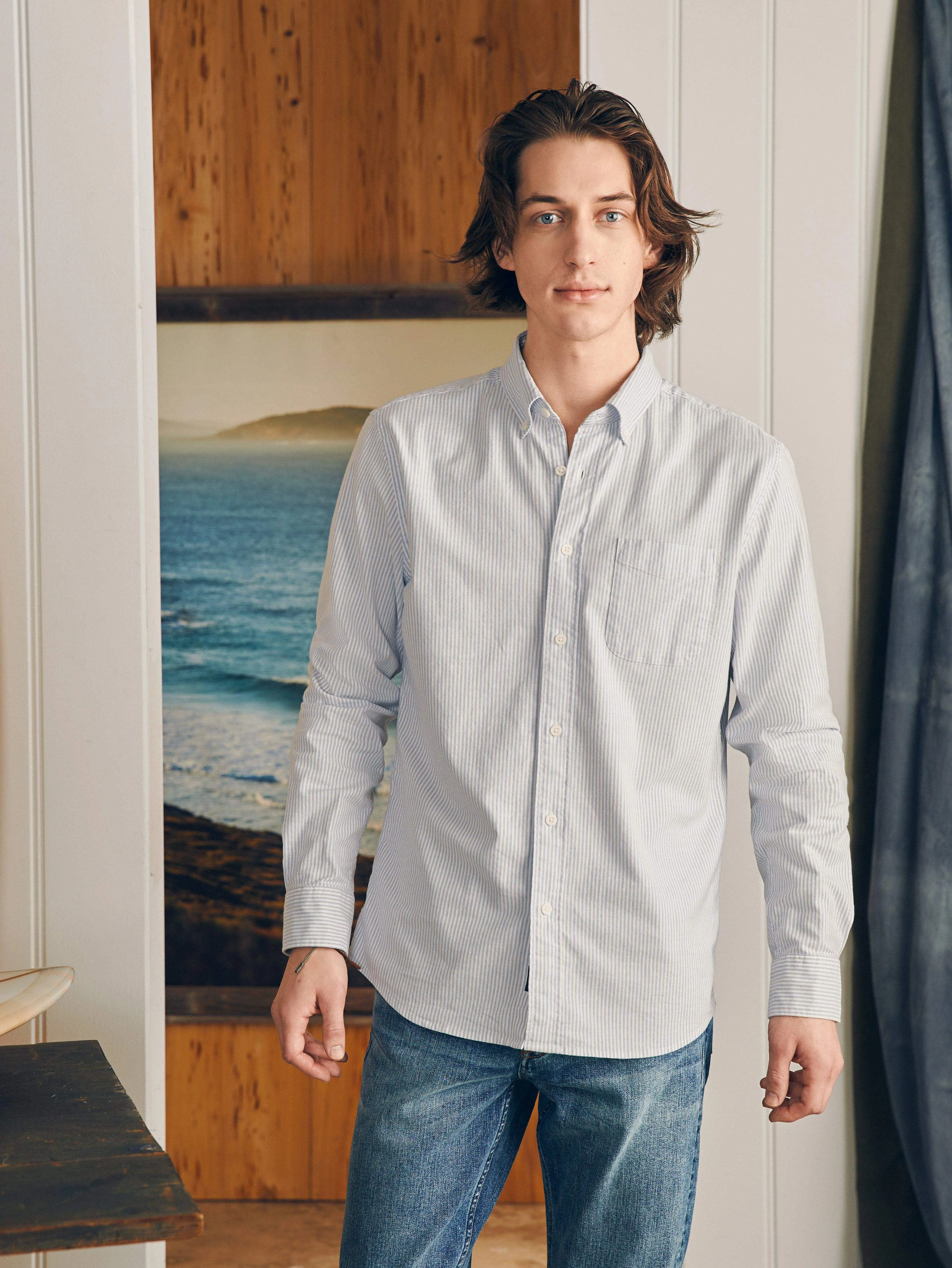 Supima Oxford Shirt - Classic Stripe