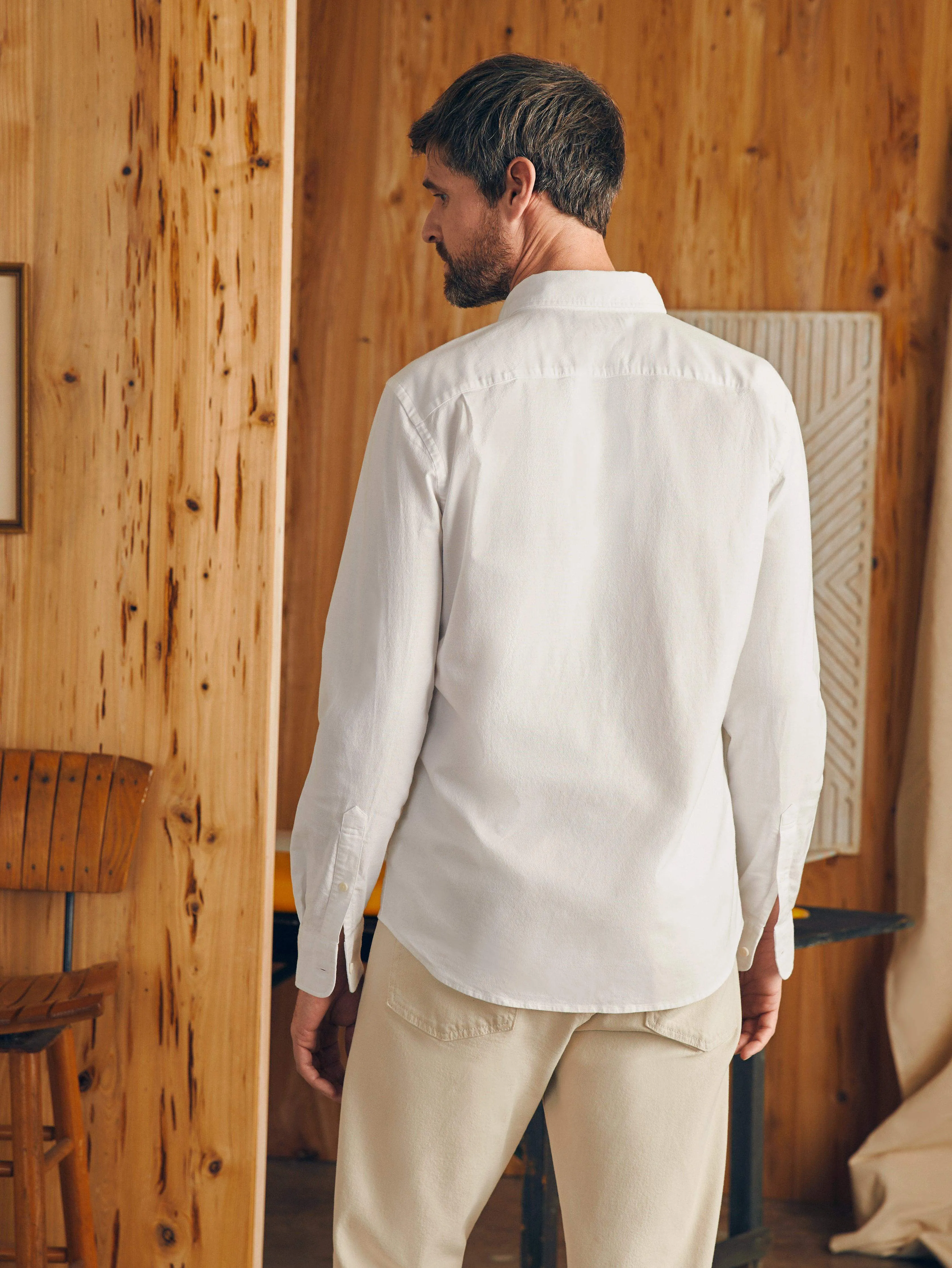 Supima Oxford Shirt - Pure White