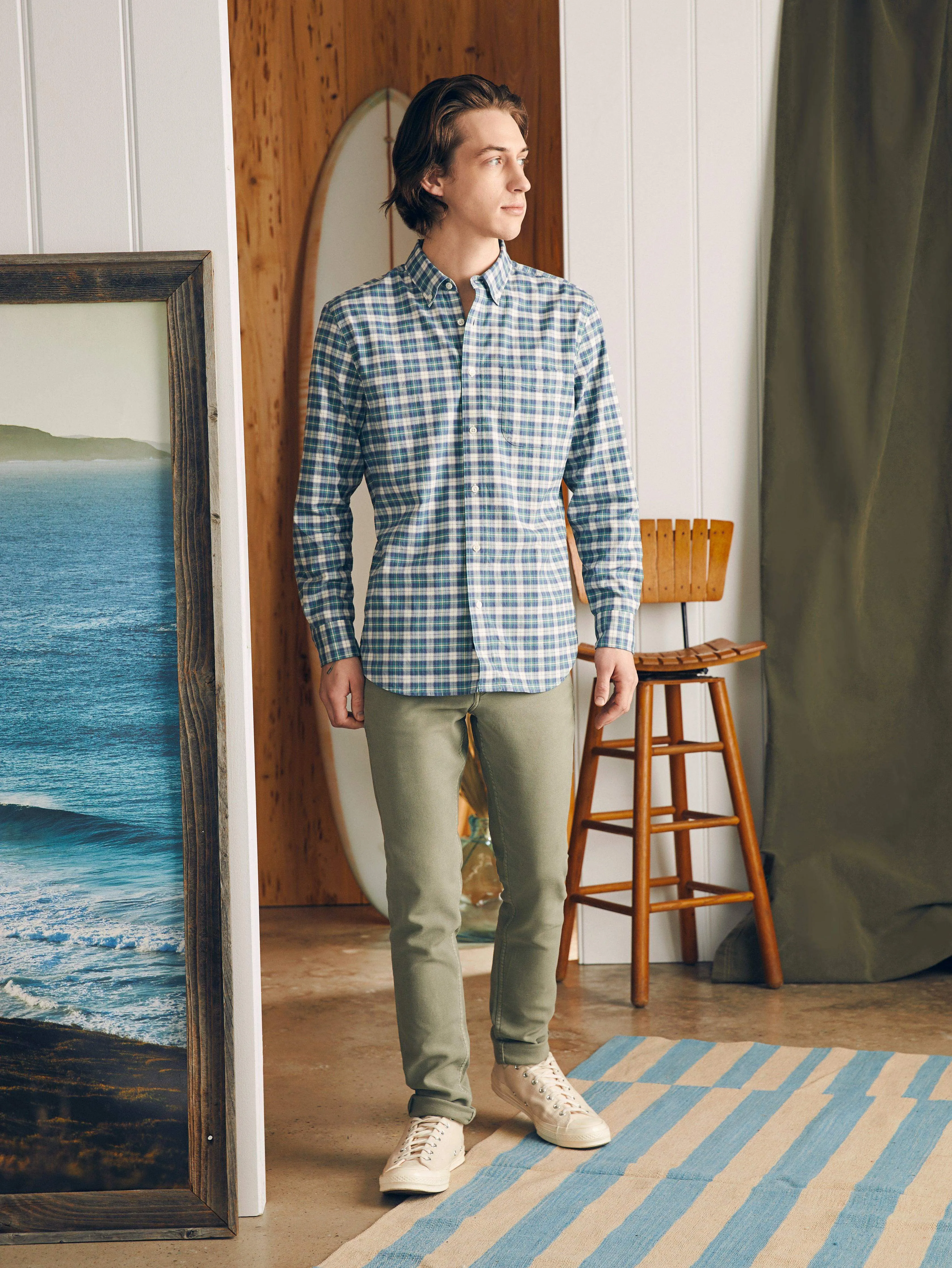 Supima Oxford Shirt - Woodhill Plaid