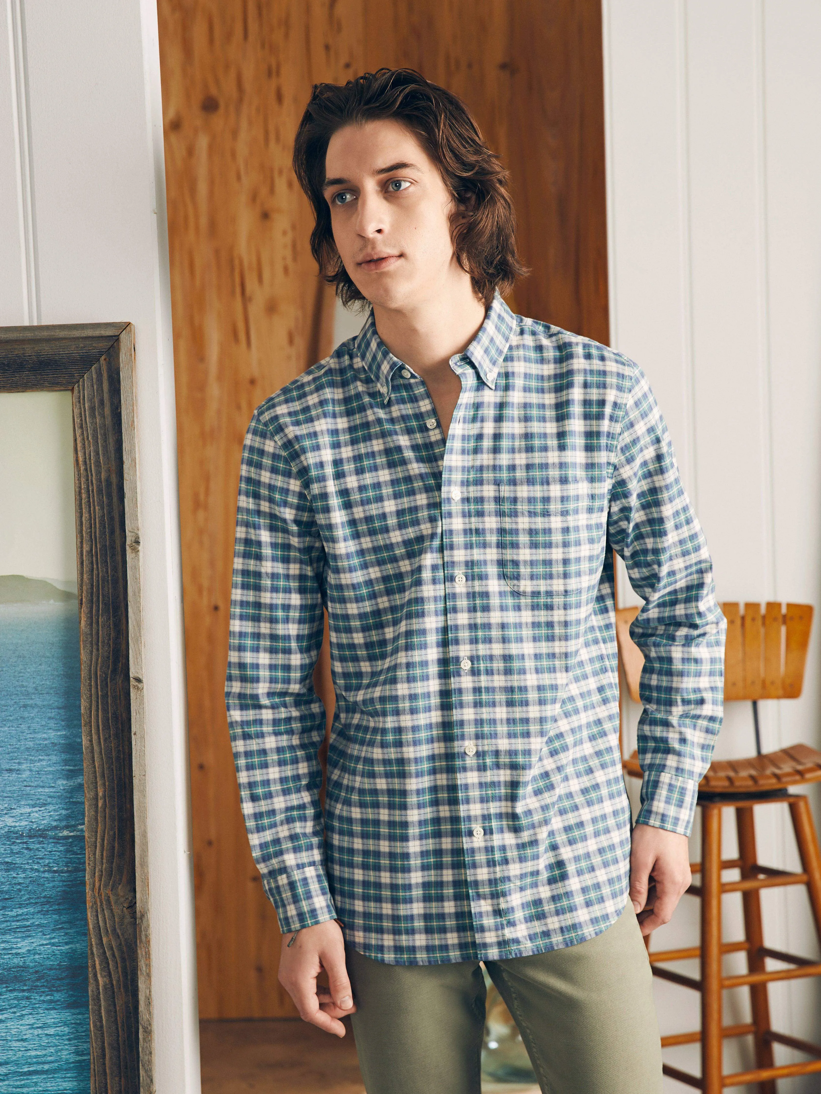 Supima Oxford Shirt - Woodhill Plaid