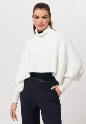 Tuzzi Cream Polo Neck Sweater