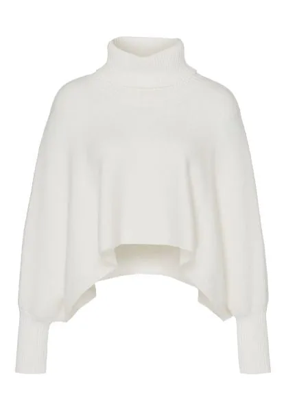 Tuzzi Cream Polo Neck Sweater