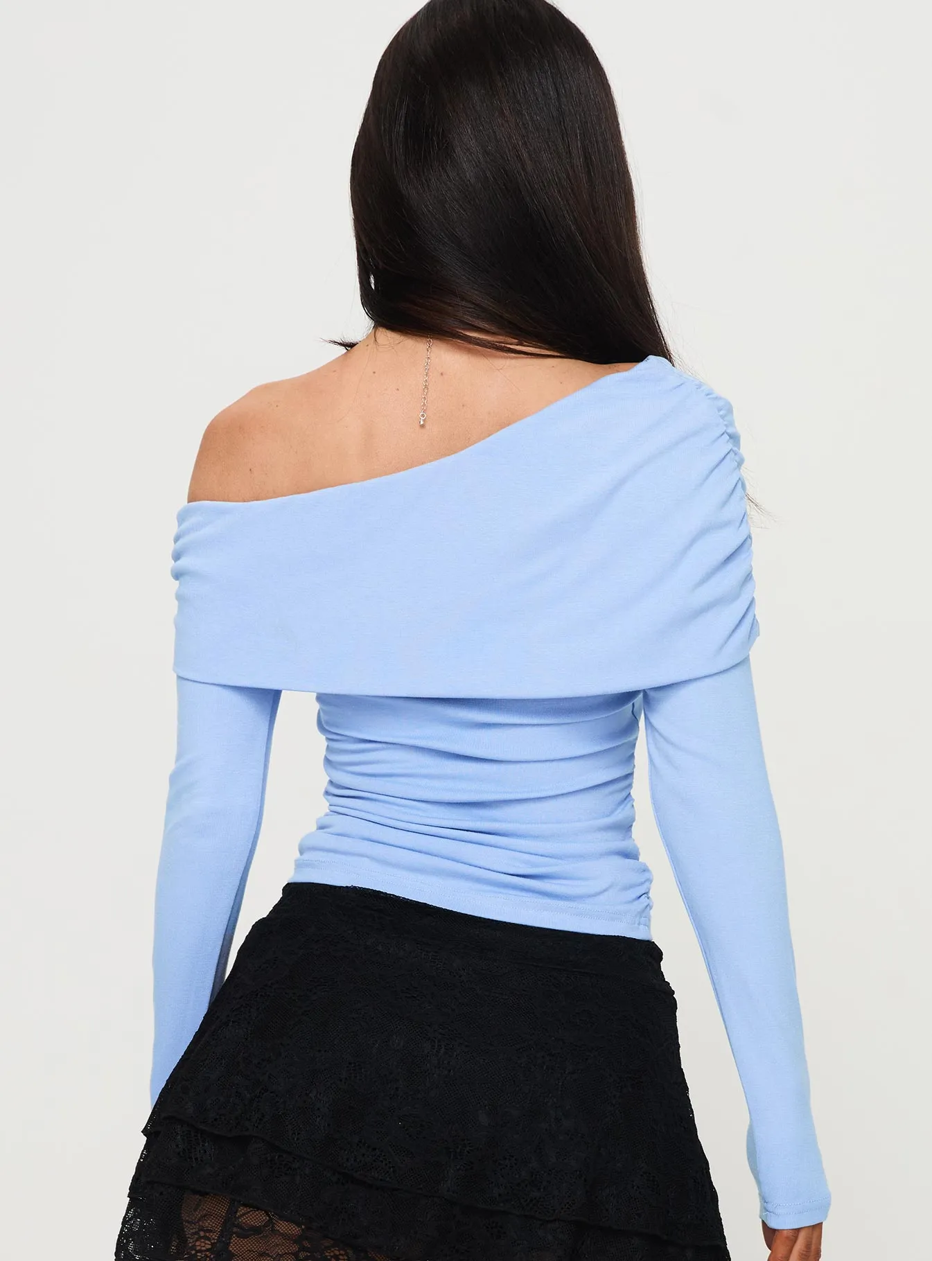 Woolton Long Sleeve Top Blue