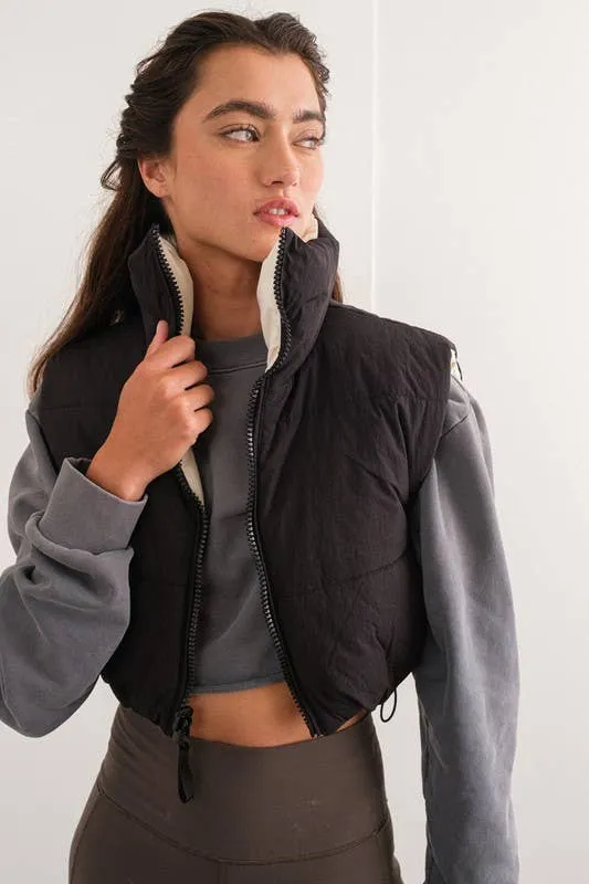 Zariah Reversible Puffer Vest